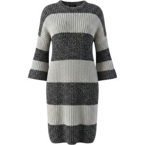 Dressed in Lala Feels Like Home Long Sleeve Oversized Sweater Dress S/M Striped